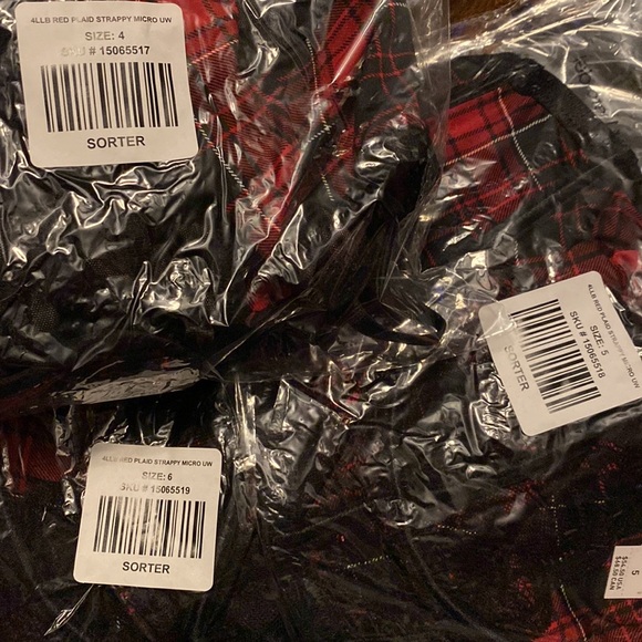 ⬇️Torrid red plaid strappy long line bralette - Picture 5 of 6